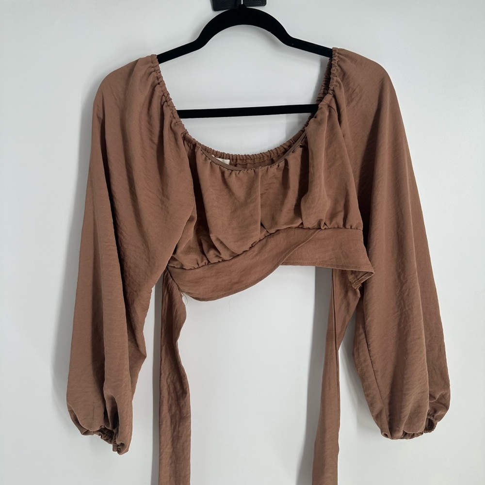 Altar’d State crop tie top